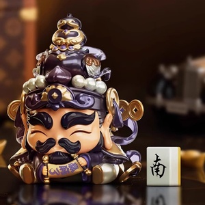 Caja Sorpresa Original de los Cinco Dioses de la Riqueza, Guan Yu, Regalo de la Prosperidad, Figura de PVC - Product Image 4