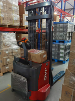 Mesin Penumpuk Pallet Otomatis Listrik Penuh 2023 Narrow Aisle Stacker 1.5 Ton 2 Ton 3 Ton Self Lifter Tinggi Angkat 5 Meter