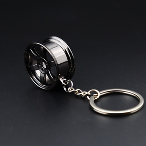 Sẵn sàng để tàu Keyring phanh đĩa sốc hấp thụ Shifter Mặt dây chuyền Món quà sáng tạo mini Kim Loại Phụ tùng xe hơi Keychain Turbo Gear Hub - Product Image 3