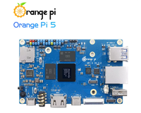 Orange Pi 5, Rockchip RK3588S, NPU 8 cœurs, avec options de mémoire 4 Go/8 Go/16 Go disponibles.