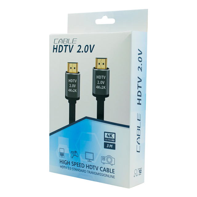 SIPU 4K HDTV for Cable PVC Jacket Gold Plated Conductor Foil Shielding CE for Monitor Projector Computer 1.5m/10m/20m