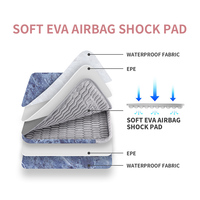 360 ℃ protection complète sac d'ordinateur portable mince impression sac d'ordinateur pochette d'ordinateur avec poignée pour MateBook Macbook