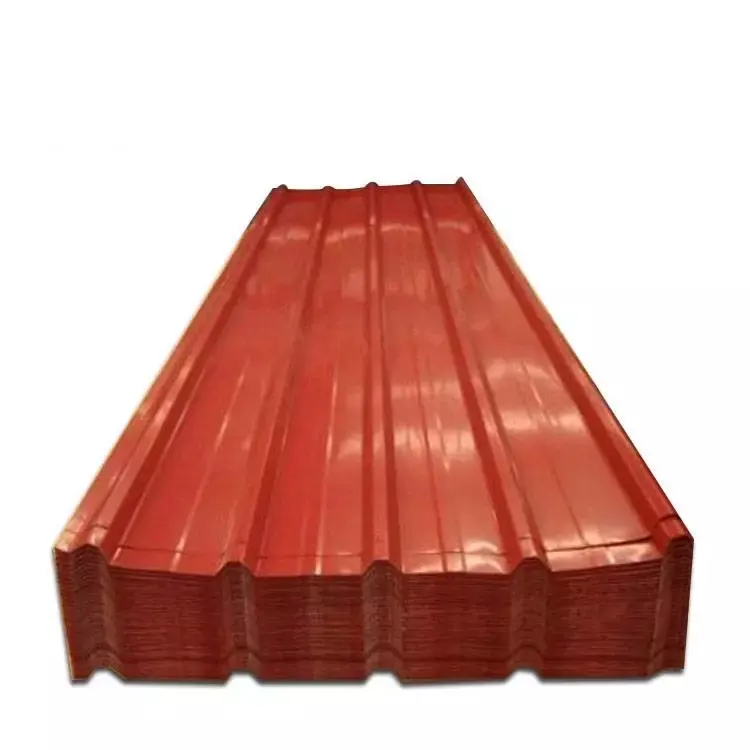 Feuille de toiture en acier ondulé de calibre 20, feuille de toiture en acier ondulé personnalisé de différentes tailles 22 PPGI galvanisé de couleur de Zinc
