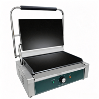 Grille de Cuisson Électrique Durable avec Bac à Huile Amovible, Équipement Double Usage pour Cuisine Domestique et Petites Entreprises de Restauration