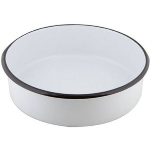 <span class=keywords><strong>CHL</strong></span>-bandeja para hornear con borde enrollado, bandeja de acero para asar comida, para Hotel, con revestimiento de esmalte rectangular, 23x15x2,5 cm - Product Image 6