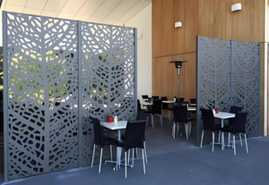 Panneaux de clôture décoratifs découpés au laser au design moderne Installation facile Feuille d'écran Sources peu renouvelables en métal <span class=keywords><strong>pour</strong></span> la sécurité domestique - Product Image 5