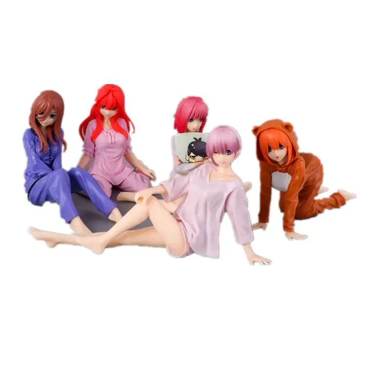Figurine articulée du dessin animé le Quintessential Quintuplets, vêtements de nuit, modèle de Collection, jouet en PVC, 15CM
