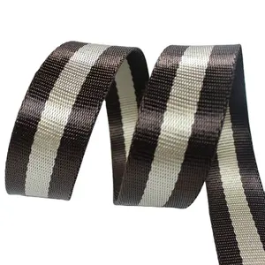 Gacent Webbing tùy chỉnh chất lượng cao tái chế polyester nylon Webbing cho vật nuôi Dây Xích & cổ áo & vải dép