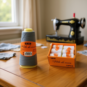 Filo da Cucito Ilan 40 Grigio 2750 Metri per Riparazione Abbigliamento - Product Image 2