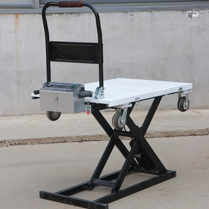 पोर्टेबल फोर्कलिफ्ट इलेक्ट्रिक कैंची फ्लैट कार लिफ्ट आधुनिक स्टील हाइड्रोलिक ट्रॉली छोटे फोर्कलिफ्ट बैटरी रखरखाव औद्योगिक - Product Image 3