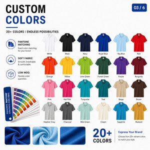 Polo Personalizado con Logotipo, 200G, para Hombre y Mujer, 100% Poliéster, Secado Rápido, Transpirable, Uniforme de Golf, Venta al Por Mayor, Azul Rey - Product Image 3