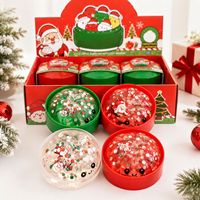 Boîte mystère de Noël : Jouet Squishy Scintillant Anti-stress pour Enfants, Idéal pour les Fêtes