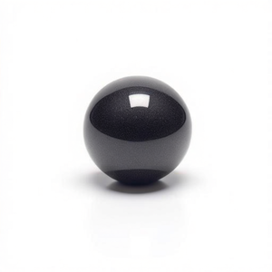 ZCQR DECO Carbon Fiber Lightweight <b>Gear</b> Shift <b>Knob</b> Black Sphere Shape for Car - Product Image 1