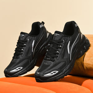 Logotipo personalizado Diseño libre Negro Casual Sneaker Baloncesto Caminar Estilo Hombres Correr Deportes <span class=keywords><strong>Zapatillas</strong></span> <span class=keywords><strong>de</strong></span> <span class=keywords><strong>deporte</strong></span> Fabricante <span class=keywords><strong>de</strong></span> zapatos personalizados - Product Image 3