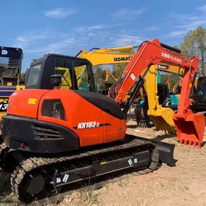 Excavatrice Kubota Kx183-3 de 2018 à faible nombre d'heures de fonctionnement, 8 tonnes, sur chenilles, d'occasion - Product Image 1