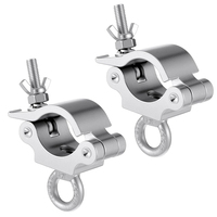 Pince de fixation pour treillis d'éclairage de scène, compatible 28-41mm et 45-55mm, pour éclairage DJ PAR, matériel d'installation pour théâtre et événements