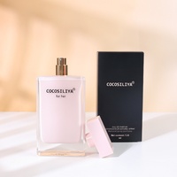 Parfum pour femmes de marque haut de gamme Vaporisateur Floral Musqué Taille standard Utilisation à domicile en flacon noir rouge Version transfrontalière Vente en gros