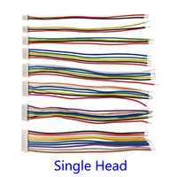 Connecteur de câble à tête simple/double JST 1.25mm, Micro JST pas de 1.25mm, prise femelle à 2/3/4/5/6/7/8/10 broches, fil électronique, 10 pièces