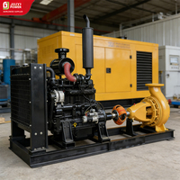 Machine d'extraction de sable multifonctionnelle à démarrage électrique de qualité, moteur diesel pour le dragage en mer/en rivière, écologique avec pompe à eau