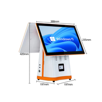 RUINAI RN-E7 Modèle double écran 15,6 pouces Écran tactile POS Tout-en-un Android/Windows avec imprimante thermique 58 mm
