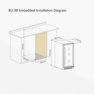Vinopro OEM mini réfrigérateur bar <span class=keywords><strong>à</strong></span> porte en verre 91L 34 bouteilles réfrigérateur <span class=keywords><strong>à</strong></span> <span class=keywords><strong>vin</strong></span> intégré armoire de <span class=keywords><strong>cave</strong></span> refroidisseurs petite <span class=keywords><strong>cave</strong></span> <span class=keywords><strong>à</strong></span> <span class=keywords><strong>vin</strong></span> réfrigérateur - Product Image 3