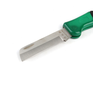 Cuchillo de Bolsillo 87101 para Electricista con Mango de Goma para Cortar Cables y Terminales de Red - Product Image 3