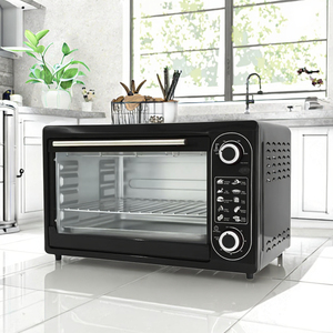 Small Household Stainless Steel Countertop Oven <b>Timer</b> Large Capacity Smokeless Multi-Purpose for Bread Making Pizza Electric Cou - Product Image 2