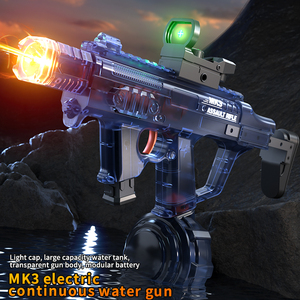 Pistola de agua eléctrica de gran capacidad MK3, juguete de verano para niños, juego de batalla de disparos al aire libre, pistola de agua portátil pequeña para fiestas. - Product Image 3