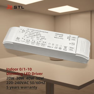 STL 0-10V Dimmer Single Color <strong>LED</strong> Driver with 3-in-1 PWM Dimming ON-OFF 50W 40W 30W 20W 5-Year Warranty - Product Image 1