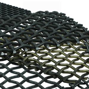 شبكة سلكية منسوجة ثقيلة الوزن، شاشة اهتزازية للمحاجر من سلك 65Mn، شاشة هزازة لفرز الحجارة والرمل لغربلة الركام - Product Image 3