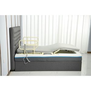 Base <span class=keywords><strong>Letto</strong></span> Elettrica Regolabile per Anziani, Moderna per Assistenza Domiciliare con Telaio <span class=keywords><strong>in</strong></span> Metallo, Supporto Schienale per Camera da <span class=keywords><strong>Letto</strong></span> e Soggiorno - Product Image 3