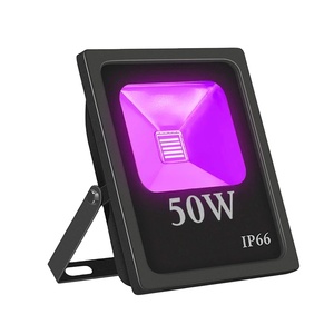 Projecteur noir UV, haute puissance, étanche, IP66, 30W ou 50W, avec prise, éclairage à large faisceau pour décorer la scène de la fête - Product Image 2
