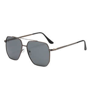 Gafas de Sol con Marco Metálico, Lentes TAC con Protección UV400, Visión Nocturna, Estilo Aviador para Hombre, Color Dorado - Product Image 5