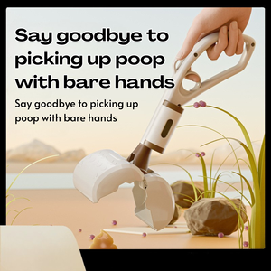 Köpek tuvalet Pick up 2-in-1 Pet tek kullanımlık Poo çanta açık Pet atık bertaraf kolu Doggy Poo Pet Poop <span class=keywords><strong>Scooper</strong></span> köpekler için - Product Image 2