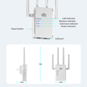 Spectrum băng tần kép 5g 2.4GHz Wifi Repeater Extender 1200Mbps tăng cường tín hiệu bao gồm 5000 sq. ft 64 thiết bị - Product Image 5