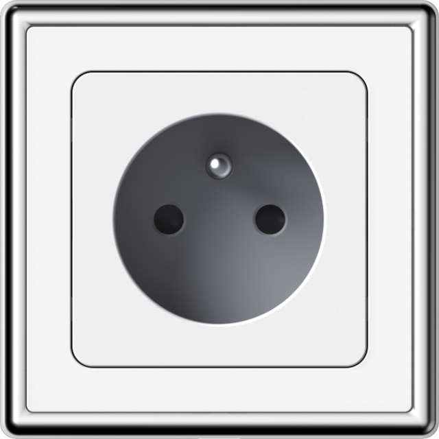 French Type Home Electric Wiring Appliance European Standard Factory Wall Socket Outlet