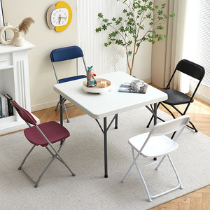 Manufacturer's Modern Simple Folding Chair Portable Ultra-lightweight Metal <strong>Stool</strong> Dormitory Leisure Outdoor Training <strong>Office</strong> - Product Image 3