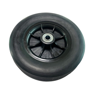 Rueda de goma sólida New Temple 10x2.75, rueda giratoria industrial fija para Go Kart y uso industrial - Product Image 3