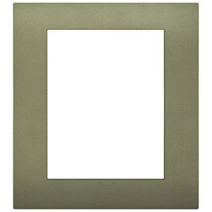Cache-interrupteur mural Vimar Classic 8M, plaque verte mate, longueur 18,5 cm - Product Image 1
