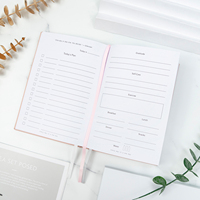 Agenda Quotidien Personnalisé 2026 en Cuir – Journal de Bien-être, Affirmations, Prières et Soins Personnels – 100 Feuilles