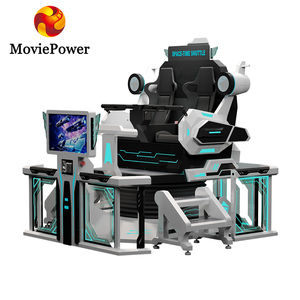 Chuyến bay VR trò chơi 360 độ 9D VR chuyển động Ghế tương tác 9D điện ảnh thực tế ảo mô phỏng - Product Image 3