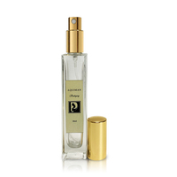 Flacon de Parfum vide carré clair, disponible en 5ml, 7ml, 10ml, 20ml, 30ml, 50ml, 100ml, rechargeable, fond Rectangle, en verre, pour conserver du fard à air