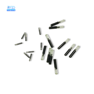 RFID Có Thể Lập Trình Nfc Transponder <span class=keywords><strong>Pet</strong></span> Rfid Động Vật Microchip Glass Ống 125Khz RFID Glass Tag - Product Image 1