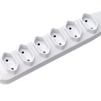 Multiprise électrique avec rallonge, 6 prises, 10A 250V~2P, multiprise