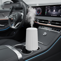 Diffuseur d'arômes ultrasonique sans eau, rechargeable par USB, pour voiture et bureau, en plastique, silencieux, huile parfumée 35ml, ventes chaudes