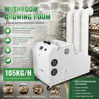 Humidificateurs ultrasoniques haute performance et haute capacité 105 kg/h pour champignons et serres, pour l'agriculture et l'industrie