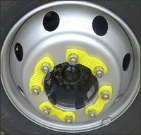 Indicateur de glissement de roue de remorque pour camion, indicateur d'écrou de roue de camion, indicateur d'écrou de roue Blackwoods