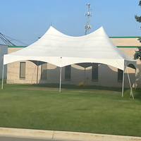 Toldo comercial Grandes carpas de Pvc impermeables para fiestas a la venta 20X40 Evento DE BODA Eventos Carpa de pico alto al aire libre