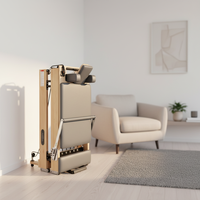 Reformer de Pilates pliable en bois d'érable de luxe haut de gamme pour la maison et les studios commerciaux |   MAGERV
