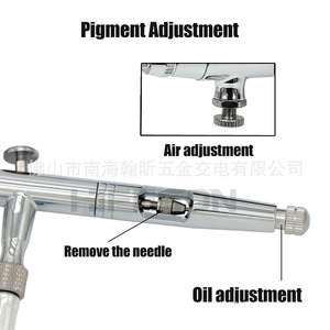 HIFESON – aérographe à double action, calibre 0.2/0.3/0.5mm, alimentation par gravité, outil pour travaux artistiques - Product Image 2